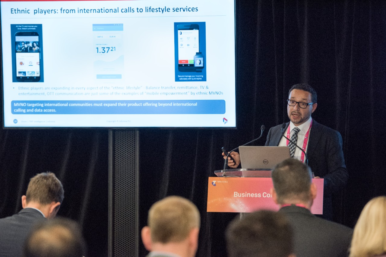 Dario Talmesio speaking at Telstra Wholesale's Business Connect16