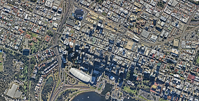 Aerial view of Perth