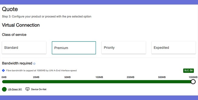 Double diamond approach fibre quoting